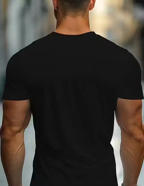 Men's Color Block Pattern Fashion Crew Neck Short Sleeve Quality T-shirt for all seasons